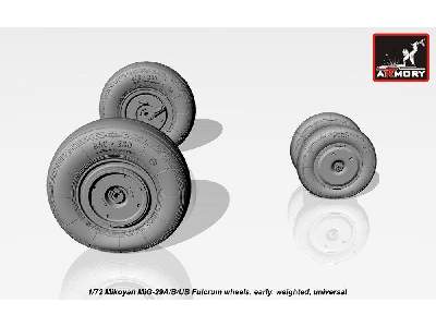 Mikoyan Mig-29a/B/Ub Fulcrum Weighted Wheels, Early - zdjęcie 5