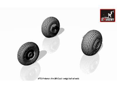 Antonov An-28 Cash Wheels W/ Weighted Tires - zdjęcie 2