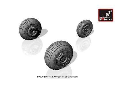 Antonov An-28 Cash Wheels W/ Weighted Tires - zdjęcie 4