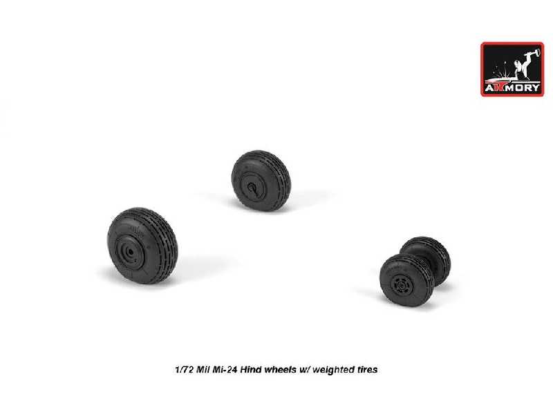 Mil Mi-24 Hind Wheels W/ Weighted Tires - zdjęcie 1 Mil Mi-24 Hind Wheels W/ Weighted Tires - zdjęcie 1