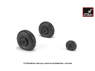 Iljushin Il-2 Bark (Late) Wheels W/ Weighted Tires - zdjęcie 1