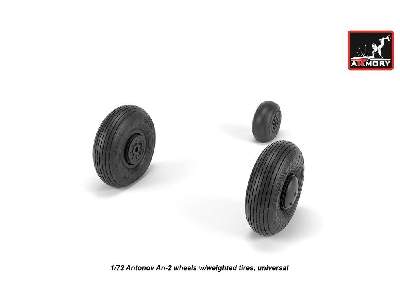 Antonov An-2/An-3 Colt Wheels W/ Weighted Tires - zdjęcie 4