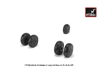 Iljushin Il-14 Wheels W/ Weighted Tires - zdjęcie 1