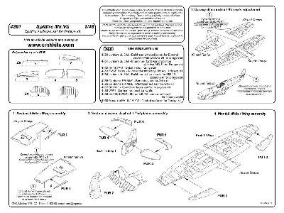 Spitfire Mk.Vb - Control Surfaces set for TAM - zdjęcie 2