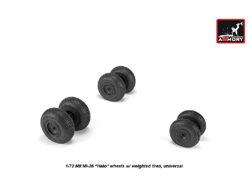 Mil Mi-26 Halo Wheels W/ Weighted Tires - zdjęcie 1 Mil Mi-26 Halo Wheels W/ Weighted Tires - zdjęcie 1