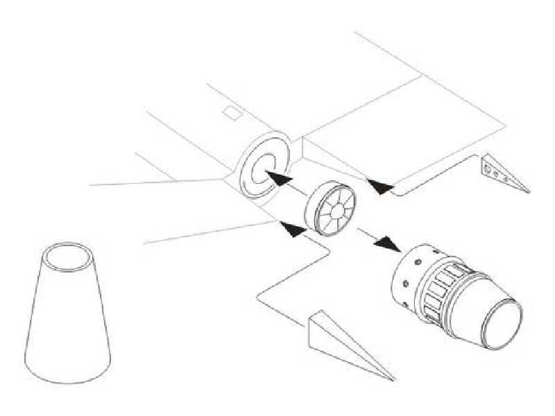 Canberra PR Mk.9 - Engine set for Airfix - zdjęcie 1