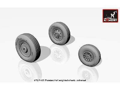 F-105 Thunderchief Wheels, Weighted - zdjęcie 1