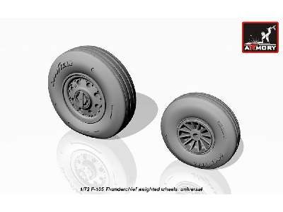 F-105 Thunderchief Wheels, Weighted - zdjęcie 4