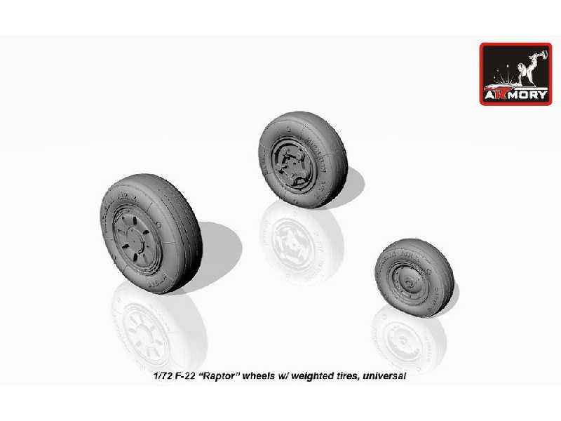 F-22 Raptor Wheels, Weighted - zdjęcie 1 F-22 Raptor Wheels, Weighted - zdjęcie 1