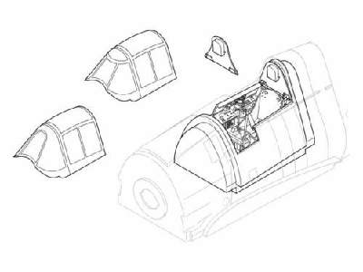 F6F-3/5 Hellcat interior set - zdjęcie 1