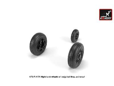 F-117a Wheels W/ Weighted Tires - zdjęcie 2
