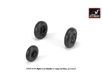 F-117a Wheels W/ Weighted Tires - zdjęcie 4