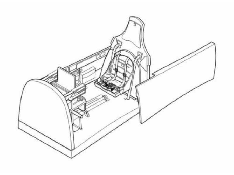 P-40B Interior set for Trumpeter kit - zdjęcie 1 P-40B Interior set for Trumpeter kit - zdjęcie 1