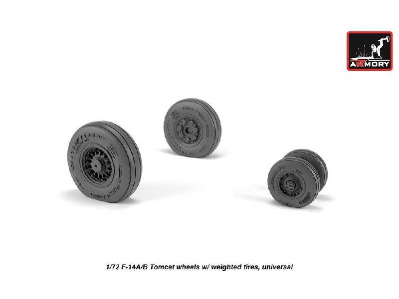 F-14a/B Tomcat Wheels W/ Weighted Tires - zdjęcie 1 F-14a/B Tomcat Wheels W/ Weighted Tires - zdjęcie 1