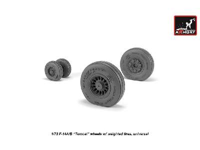 F-14a/B Tomcat Wheels W/ Weighted Tires - zdjęcie 3