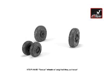 F-14a/B Tomcat Wheels W/ Weighted Tires - zdjęcie 4