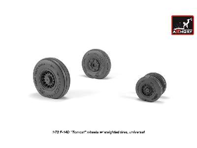 F-14d Tomcat Wheels W/ Weighted Tires - zdjęcie 1