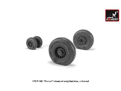 F-14d Tomcat Wheels W/ Weighted Tires - zdjęcie 3