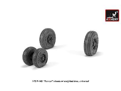 F-14d Tomcat Wheels W/ Weighted Tires - zdjęcie 4