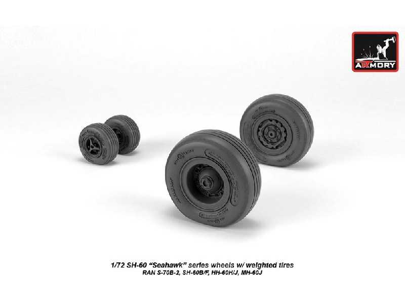 Sh-60 Seahawk Wheels W/ Weighted Tires - zdjęcie 1 Sh-60 Seahawk Wheels W/ Weighted Tires - zdjęcie 1
