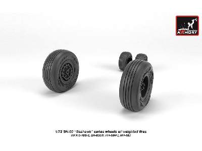 Sh-60 Seahawk Wheels W/ Weighted Tires - zdjęcie 4