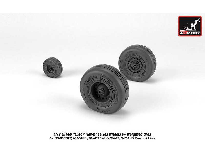 Uh-60 Black Hawk Wheels W/ Weighted Tires - zdjęcie 1 Uh-60 Black Hawk Wheels W/ Weighted Tires - zdjęcie 1
