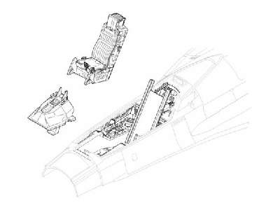 F-16CJ interior set - zdjęcie 1