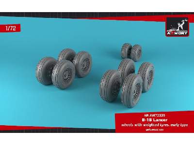 B-1b Lancer Wheels W/ Weighted Tires, Early - zdjęcie 1