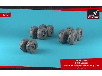 B-1b Lancer Wheels W/ Weighted Tires, Early - zdjęcie 4