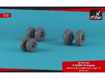 Ov-22 Osprey Wheels W/ Weighted Tires Type B - zdjęcie 4