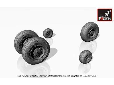 Hawker-siddeley Harrier Gr.1/Gr.3/Frs.1/Av-8a Weighted Wheels - zdjęcie 4