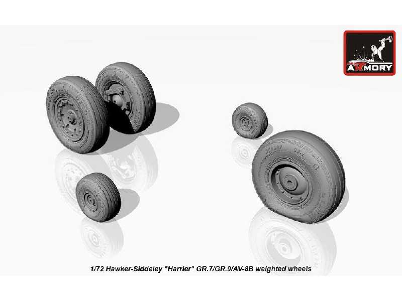 Hawker-siddeley Harrier Gr.7/Gr.9/Av-8b Weighted Wheels - zdjęcie 1 Hawker-siddeley Harrier Gr.7/Gr.9/Av-8b Weighted Wheels - zdjęcie 1