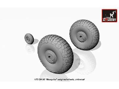 Dehavilland Dh.98 Mosquito Wheels - zdjęcie 1