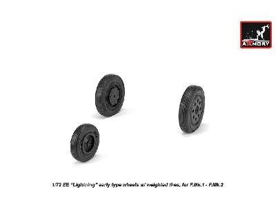 Ee Lightning-ii Wheels W/ Weighted Tires, Early - zdjęcie 2