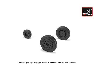 Ee Lightning-ii Wheels W/ Weighted Tires, Early - zdjęcie 3