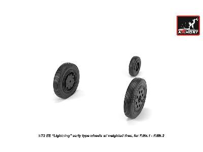 Ee Lightning-ii Wheels W/ Weighted Tires, Early - zdjęcie 4