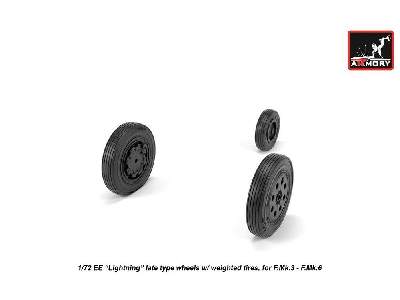 Ee Lightning-ii Wheels W/ Weighted Tires, Late - zdjęcie 4