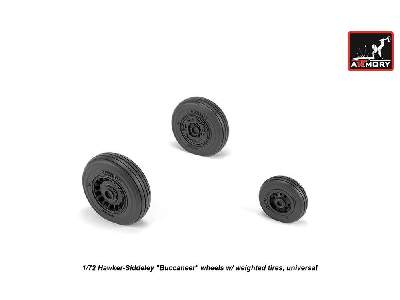 Hawker-siddeley Buccaneer Wheels W/ Weighted Tires - zdjęcie 1