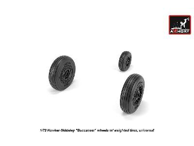 Hawker-siddeley Buccaneer Wheels W/ Weighted Tires - zdjęcie 2