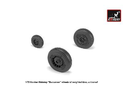 Hawker-siddeley Buccaneer Wheels W/ Weighted Tires - zdjęcie 3