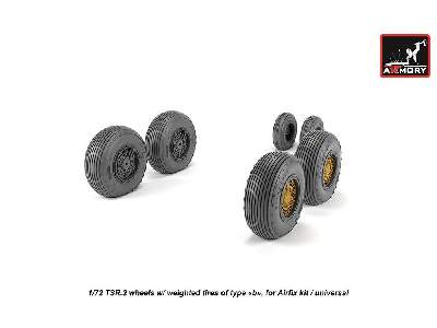 Bac Tsr.2 Wheels W/ Weighted Tires, Type B - zdjęcie 2
