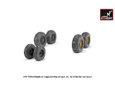 Bac Tsr.2 Wheels W/ Weighted Tires, Type B - zdjęcie 4