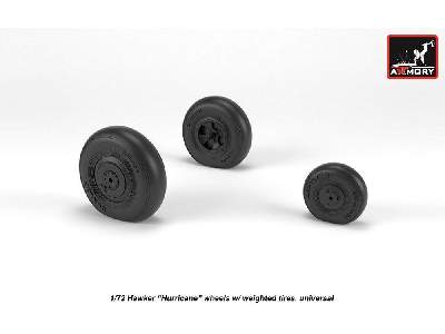 Hawker Hurricane Wheels W/ Weighted Tires - zdjęcie 3