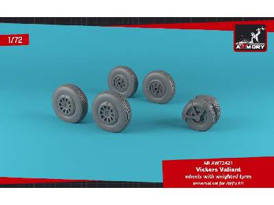 Vickers Valiant Wheels W/ Weighted Tires - zdjęcie 1