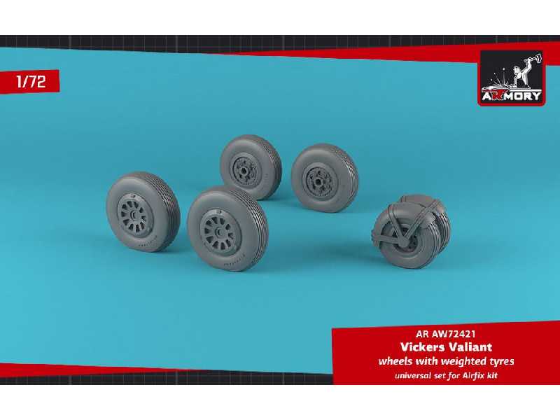 Vickers Valiant Wheels W/ Weighted Tires - zdjęcie 1