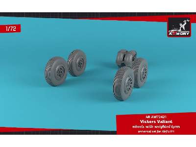 Vickers Valiant Wheels W/ Weighted Tires - zdjęcie 2