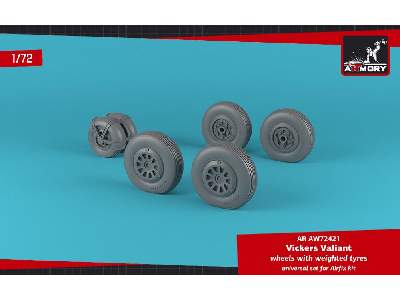 Vickers Valiant Wheels W/ Weighted Tires - zdjęcie 3