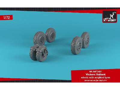 Vickers Valiant Wheels W/ Weighted Tires - zdjęcie 4