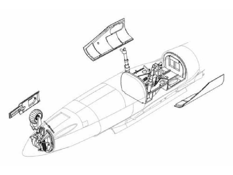 He 162A Salamander undercarriage - zdjęcie 1 He 162A Salamander undercarriage - zdjęcie 1