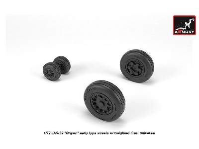 Jas-39 Gripen Wheels W/ Weighted Tires, Early - zdjęcie 3